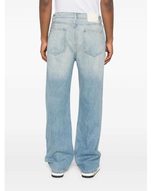 Cole Buxton Blue Ripped Jeans for men