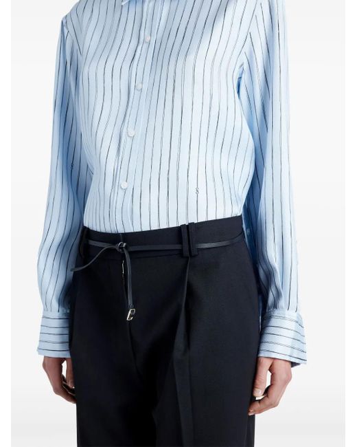 Proenza Schouler Blue Madison Shirt