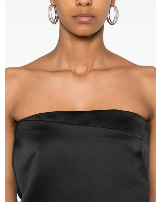 Philosophy Di Lorenzo Serafini Black Wrap Mini Dress