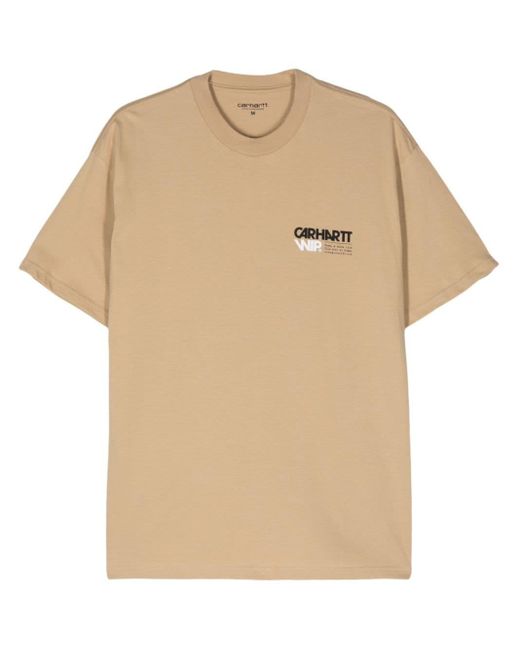 Camiseta Contact Sheet Carhartt de hombre de color Natural