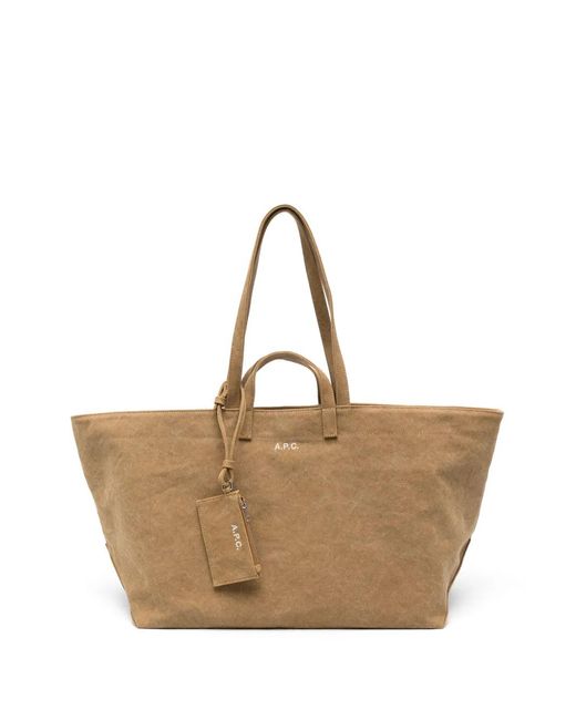 Borsa Tote Drummer di A.P.C. in Natural