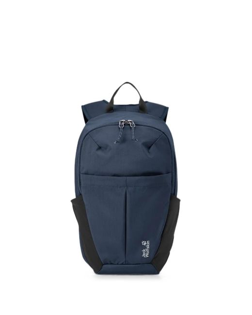 Jack Wolfskin Blue Sac À Dos Yuma 14 À Logo Imprimé