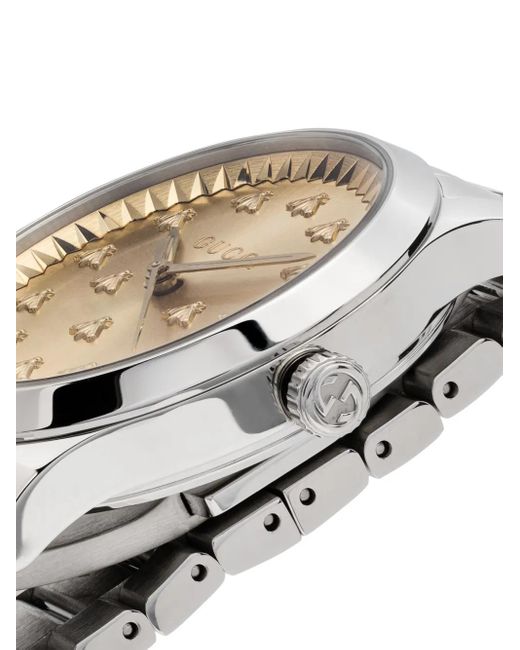 Gucci White G-Timeless 32Mm