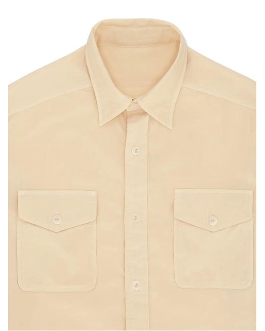 Fortela Natural Cpo Twill Chest-Pocket Shirt for men