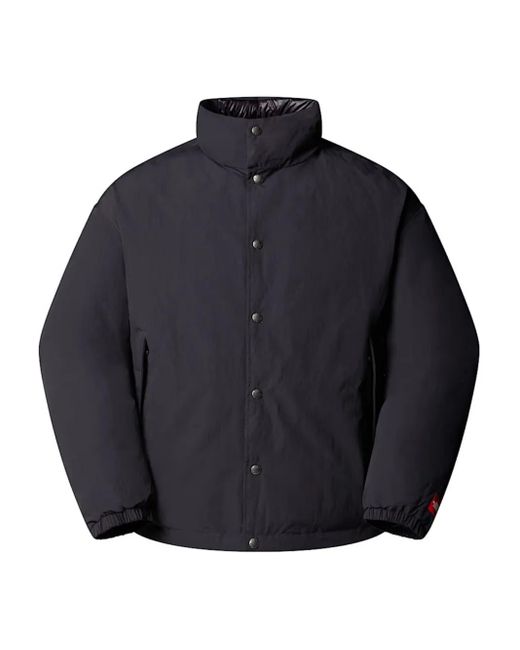The North Face Blue Box High-Neck Press-Stud Jacket