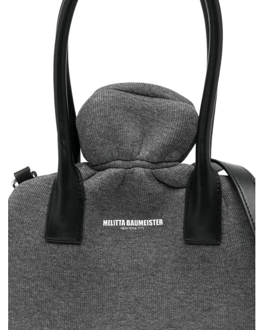 Melitta Baumeister Black Logo-Print Tote Bag