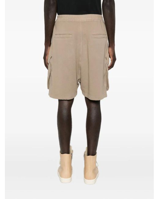 Rick Owens Natural Cargobela Cargo Shorts for men