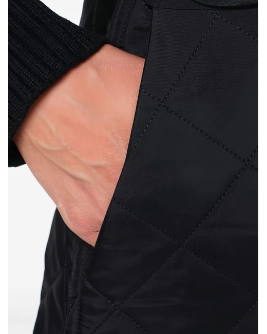 Jil Sander Gewatteerde Mini-Rok in het Black