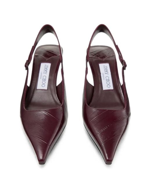 Jimmy Choo Brown Amel Slingback Pumps