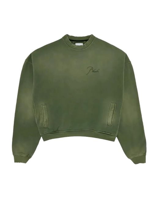 メンズ Rhude クルーネック セーター Green