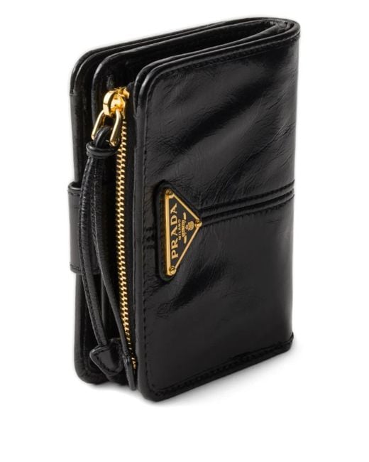 Prada Black Small Leather Wallet