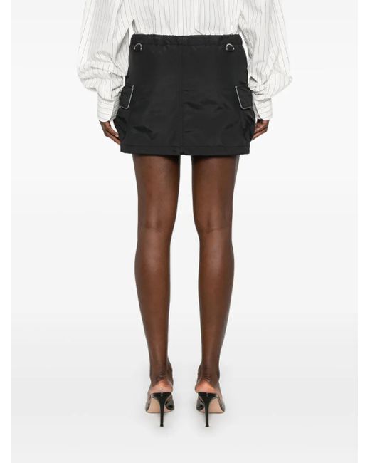 Coperni Cargo Mini-Rok in het Black