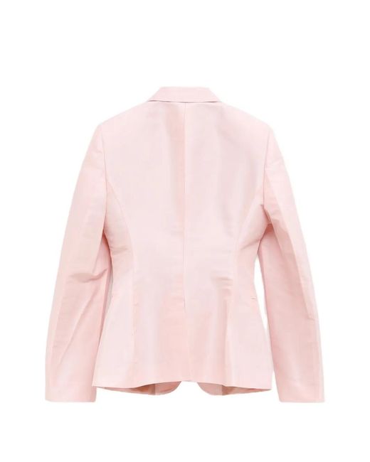Gucci Pink Silk Faille Blazer