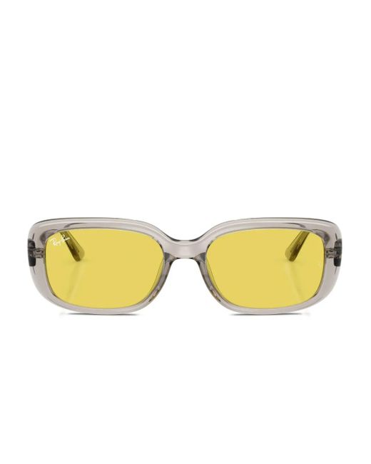 Ray-Ban Yellow Square Sunglasses