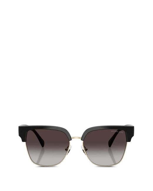 Michael Kors Gray Browline-Frame Sunglasses