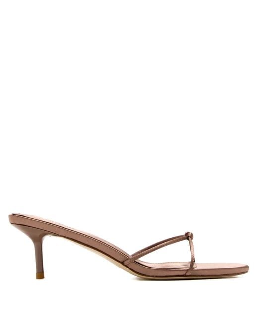 Femme LA Natural 55Mm Maeve Knotted Satin Sandals