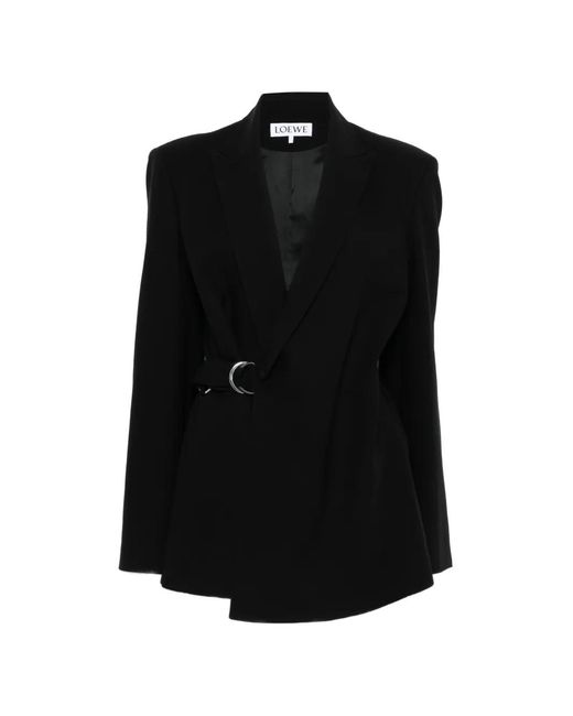 Loewe Blazer Met Gesp in het Black