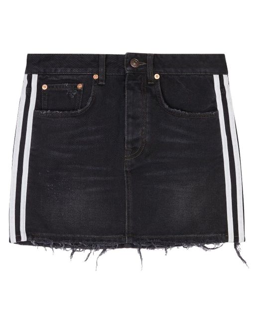 adidas Originals X Danielle Cathari Diagonal Side Stripe Denim Skirt | ASOS