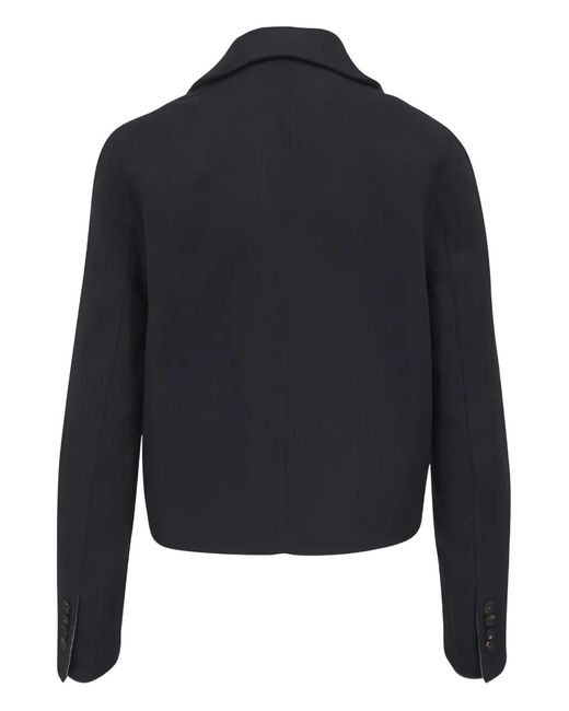 Brunello Cucinelli Blue Notched-Lapel Two-Button Jacket