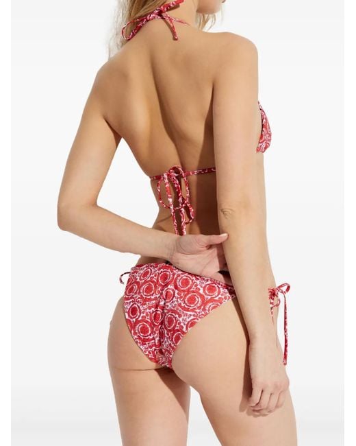 Versace リバーシブル ビキニボトム Red
