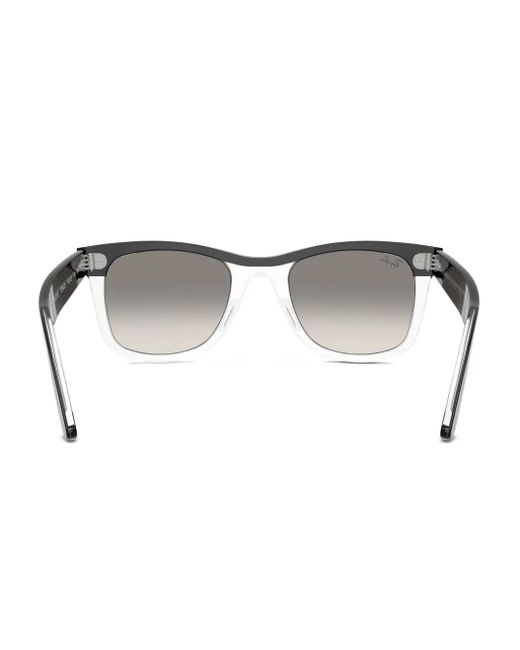Ray-Ban Black Square-Frame Polished Sunglasses