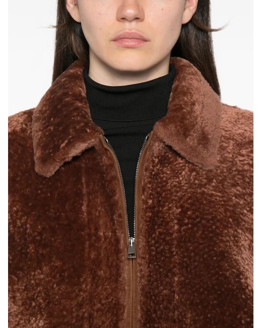 Simonetta Ravizza Brown Cassie Sleeveless Jacket