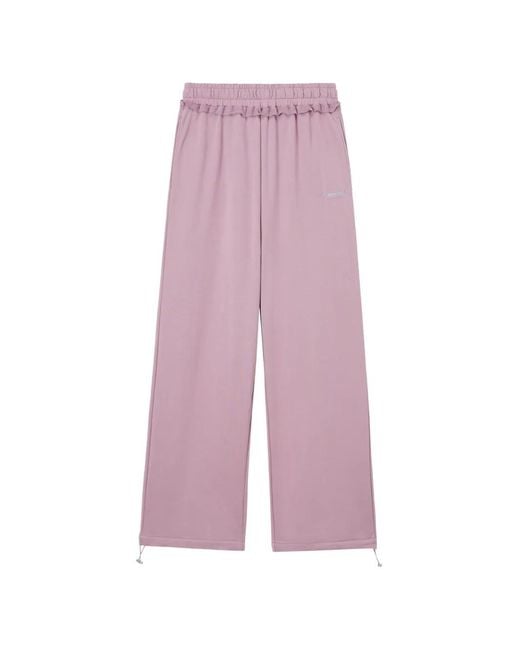 Mini Cream Pink Pantalon À Ourlet À Volants
