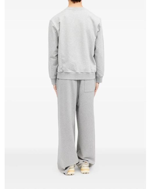 MM6 by Maison Margiela Gray Long-Sleeve Sweatshirt for men