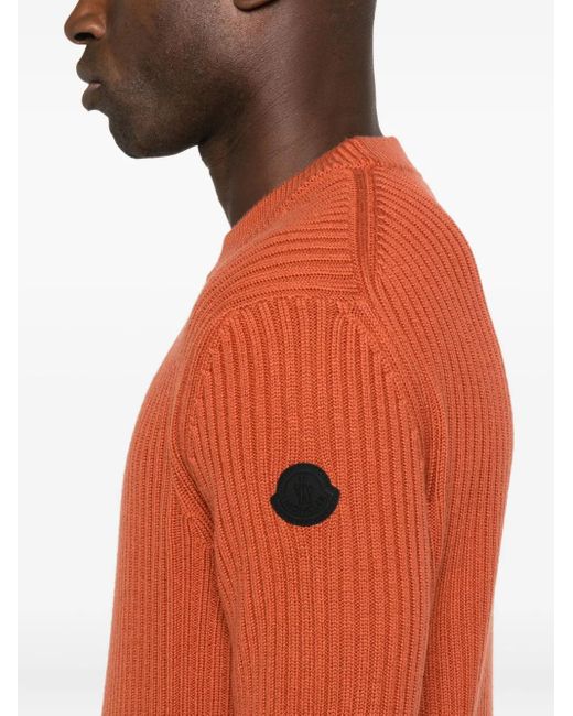 メンズ Moncler クルーネック セーター Orange