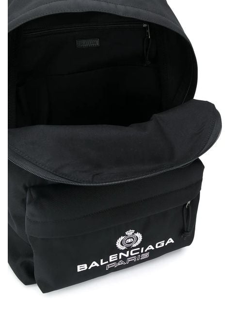 Balenciaga Paris Rugzak in het Black voor heren