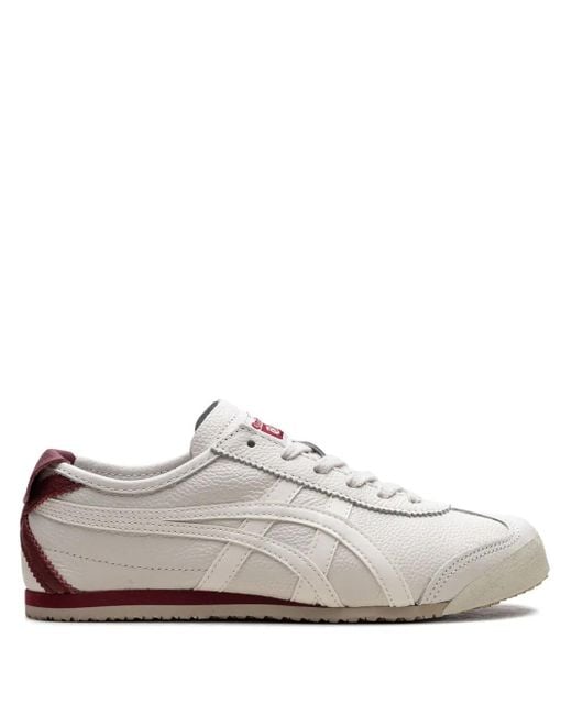 Onitsuka Tiger Mexico 66 Cream/Beet Juice Sneakers in Weiß Lyst DE