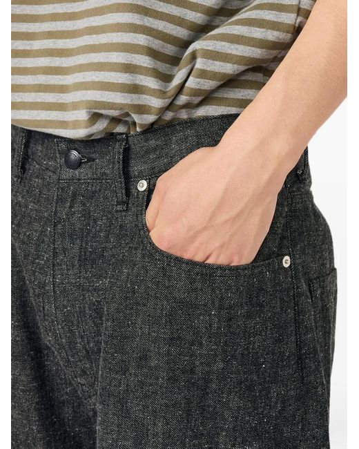 Nanamica Gray Selvage Denim Jeans for men
