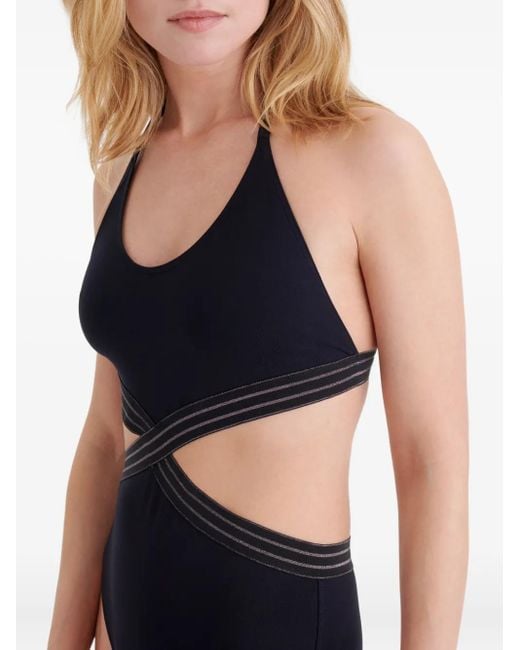 Eres Black Évasion Cut-Out Swimsuit