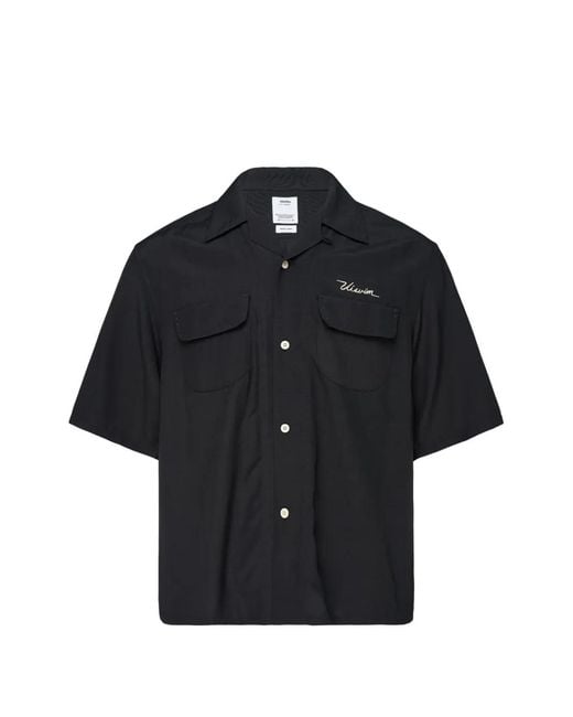 Camisa Con Logo Estampado Visvim de hombre de color Black