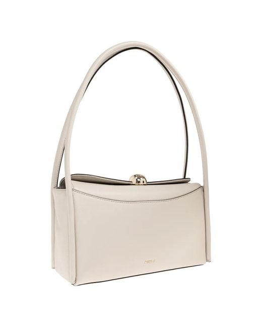 Furla White Leather Bag
