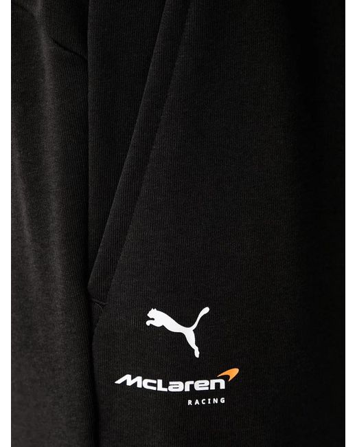 PUMA Black X Mclaren Racing Logo-Print Track Pants for men