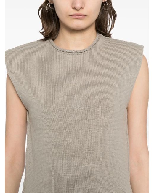 Entire studios Natural Burns Knit Vest