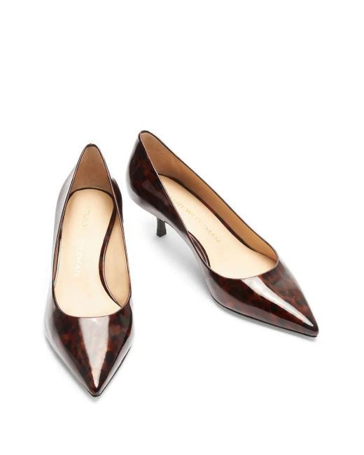 Stuart Weitzman Brown Power Pumps 50Mm