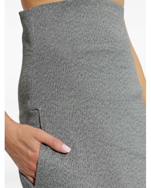 Issey Miyake Gray Allow Maxi Skirt