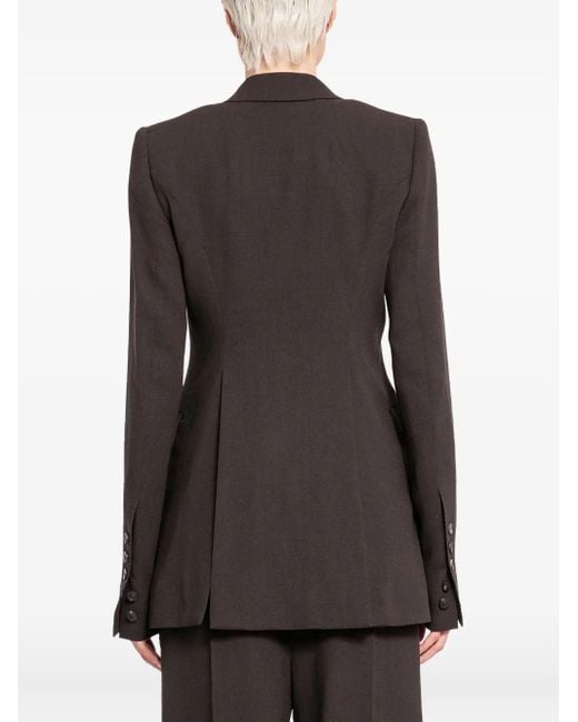 Rick Owens Black Blazer Porterville Extreme
