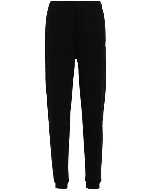 Maison Kitsuné Black Fox Head Jogging Pants
