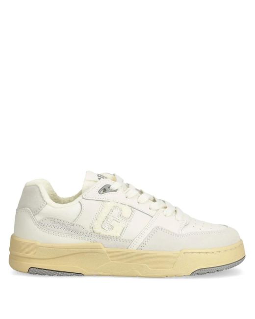 Gant White Logo-Patch Sneakers