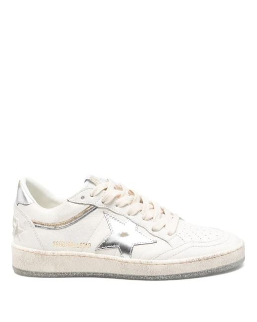 Golden Goose Deluxe Brand White "Ball Star" Sneaker