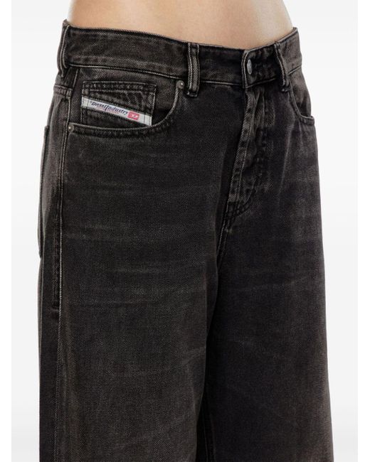DIESEL Black 1996 D-Sire Wide-Leg-Jeans