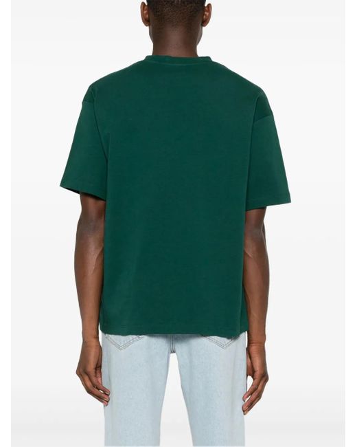 Drole de Monsieur Green Le T-Shirt Slogan Classique Top for men