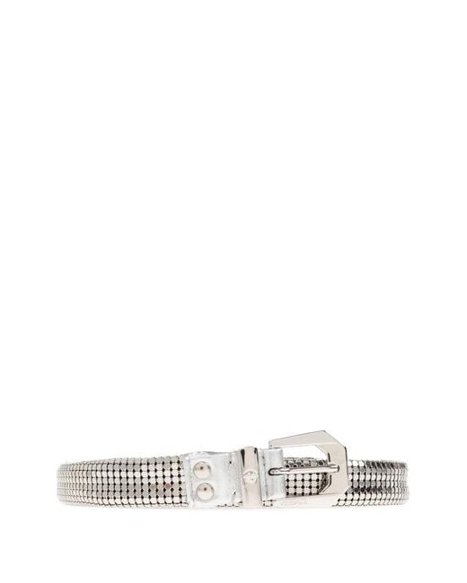 Versace White Brass Belt