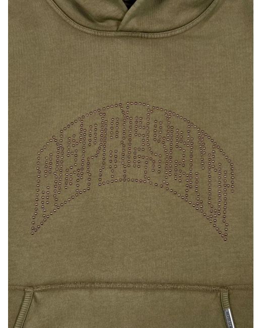 Represent Natural Embroidered Long-Sleeve Hoodie for men