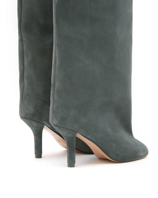 MM6 by Maison Margiela Green Anatomic 70Mm Suede Boots