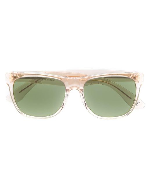 Classic angular sunglasses Retrosuperfuture en coloris Green