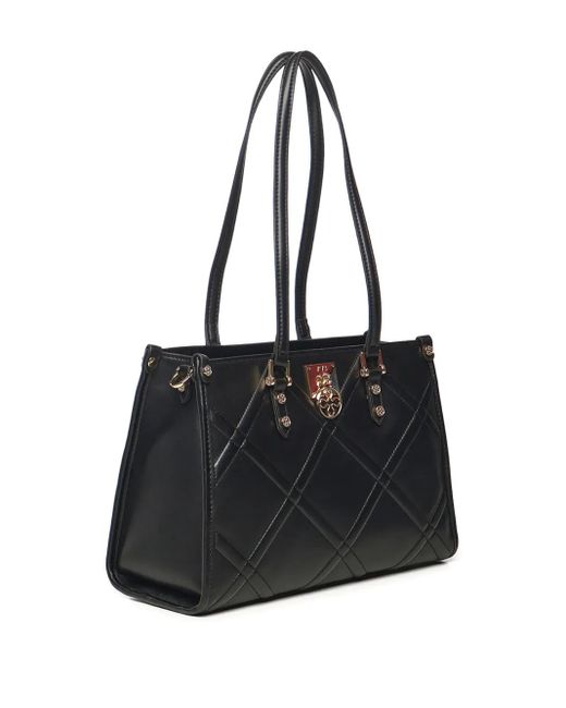Borsa A Spalla Bridget Trapuntata di V73 in Black